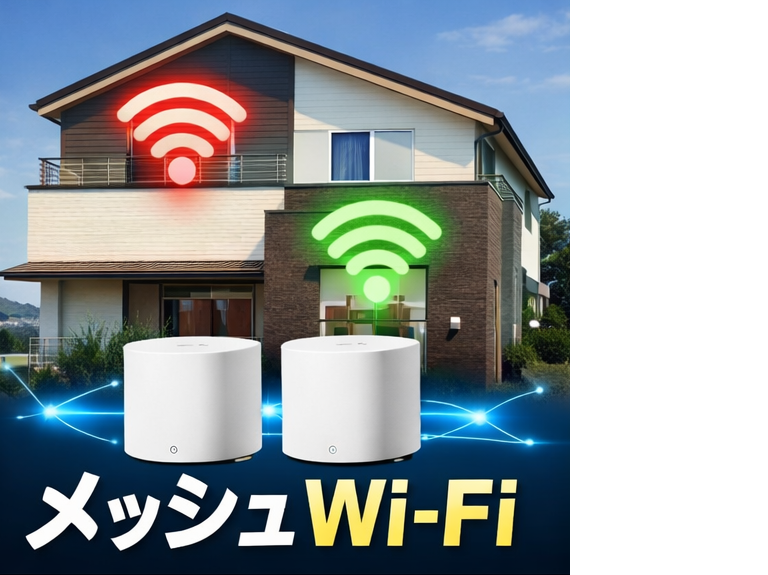 メッシュワイファイの導入で家全体の電波を改善できた事例がたくさんあります