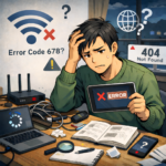 自分で調べてもwifi不具合が解決しない場合のイラスト