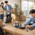 引っ越しのインターネット設定、Wi-Fi設定。宮城と仙台で代行訪問業者。実績あります。